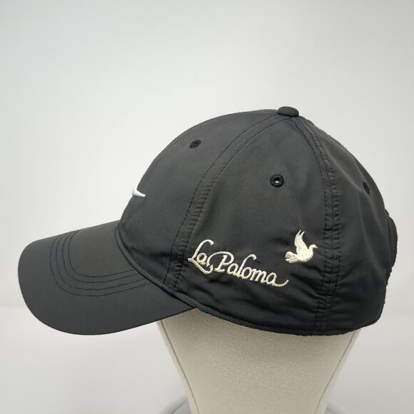 Nike Golf Strapback Cap Black One Size Adjustable Embroidered Swoosh Polyester - Picture 5 of 10
